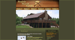 Desktop Screenshot of prairiemarshfarm.com