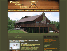 Tablet Screenshot of prairiemarshfarm.com